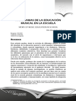 García (2022) Panorama Educación Musical Escuela