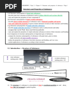 New Note Chapter 9 Structures and Properties of Substances - 2020 - Student Version