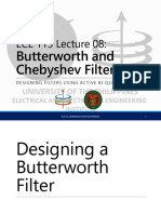 Ece113 Lec08 Butterworth and Chebyshev Filters