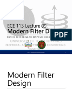 Ece113 Lec09 Modern Filter Design