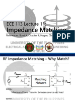 Ece113 Lec11 Impedance Matching