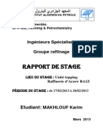 Rapport de Stage ARZEW