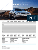 VW NBD Golf6 1 4 Service Pricing Guide Web