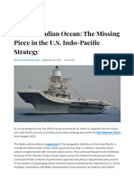 Western Indian Ocean - The Missing Piece in The U.S. Indo-Pacific Strategy - South Asian Voices