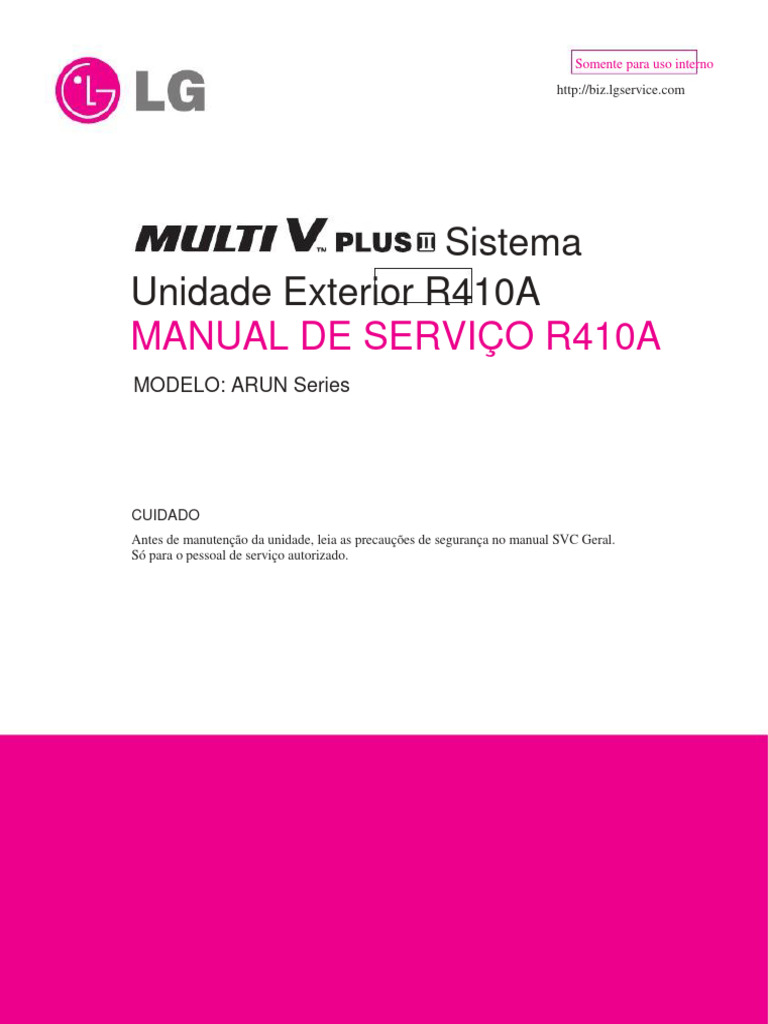 Manutenções Unidade Externa MULT V Plus II | PDF | Ar condicionado ...