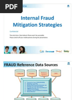 Internal Fraud Mitigation