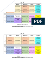 Horario 5to