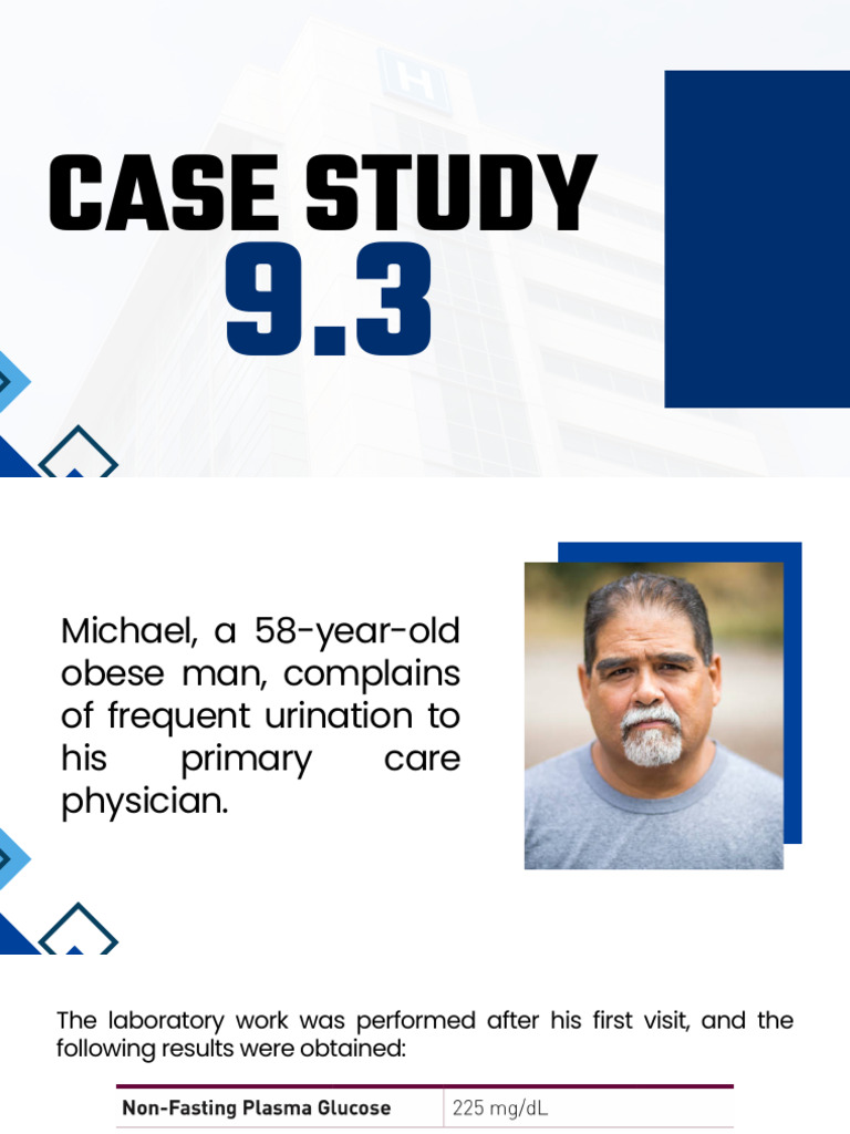 Diabetes Diagnosis and Management Case Study | PDF | Glycated ...