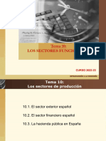 IE - Tema 10. Los Sectores Funcionales