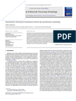 Journal of Materials Processing Technology: Asymmetric Forming of Aluminum Sheets by Synchronous Spinning