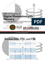 Ece141 Lec05 Digital Modulation With Memory