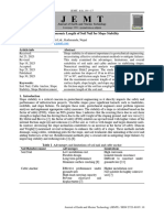 Analysis of Maximum Economic Length of Soil Nail For Slope Stability