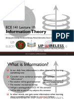 Ece141 Lec10 Information Theory