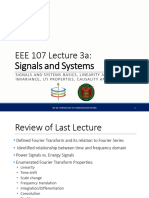 EEE 107 Lecture 3 - LTI Systems