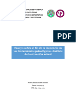 ENSAYO - El Fin de La Inocencia en Los Tratamientos Psicológicos