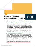Resumen Derecho Constitucional - Primer Parcial