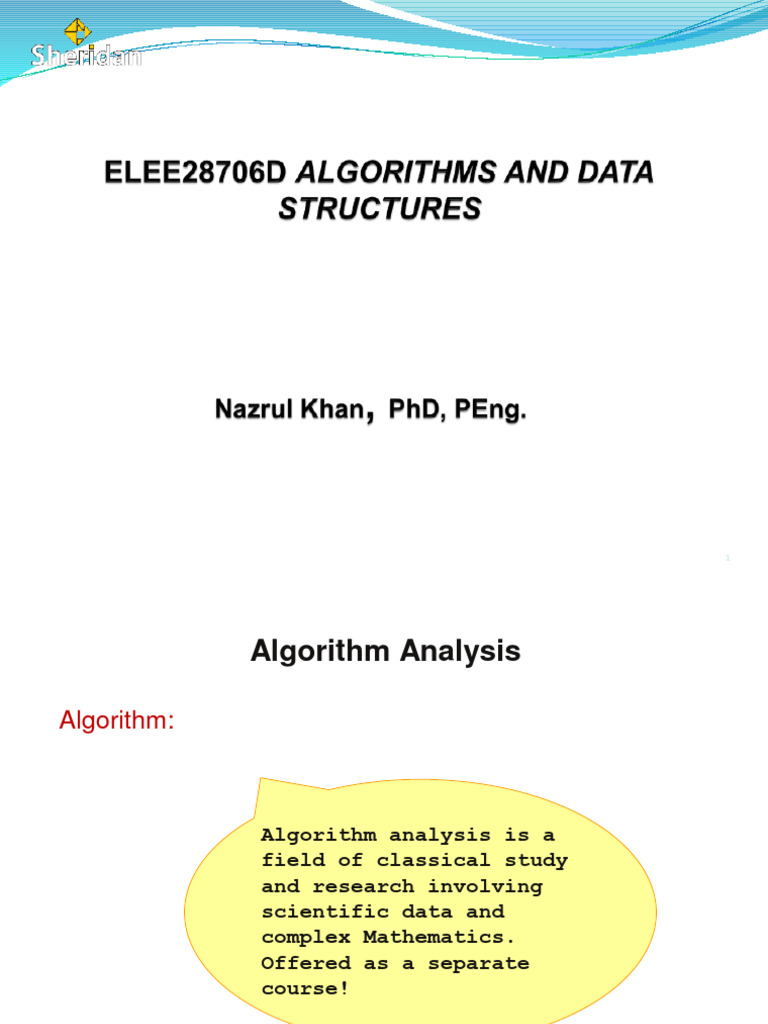 ELEE28706D AlgorithmAnalysis S3 | PDF | Algorithms | Programming
