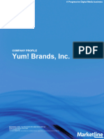 Compny Profile Yum Brands Swot