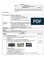 Lesson Plan 8 Grade R