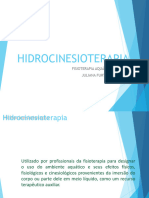 06 - Hidrocinesioterapia - Fisio Aquatica - Prof Juliana Furtado