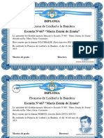 Diplomas 4to Promesa A La Bandera