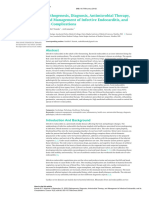 2022 Pathogenesis, Diagnosis, Antimicrobial Therapy and Management of Infective Endocarditis, and Its Complications