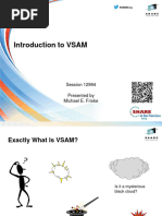 SHARE 120 - VSAM Boot Camp - An Introduction To VSAM