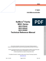 NuMicro Family MS51 Series Technical Reference Manual