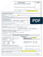 A Insérer Dans Votre Espace Personnel: Fiche Sanitaire