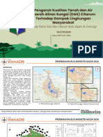 Pengaruh Kualitas Tanah Dan Air Daerah Aliran Sungai Citarum