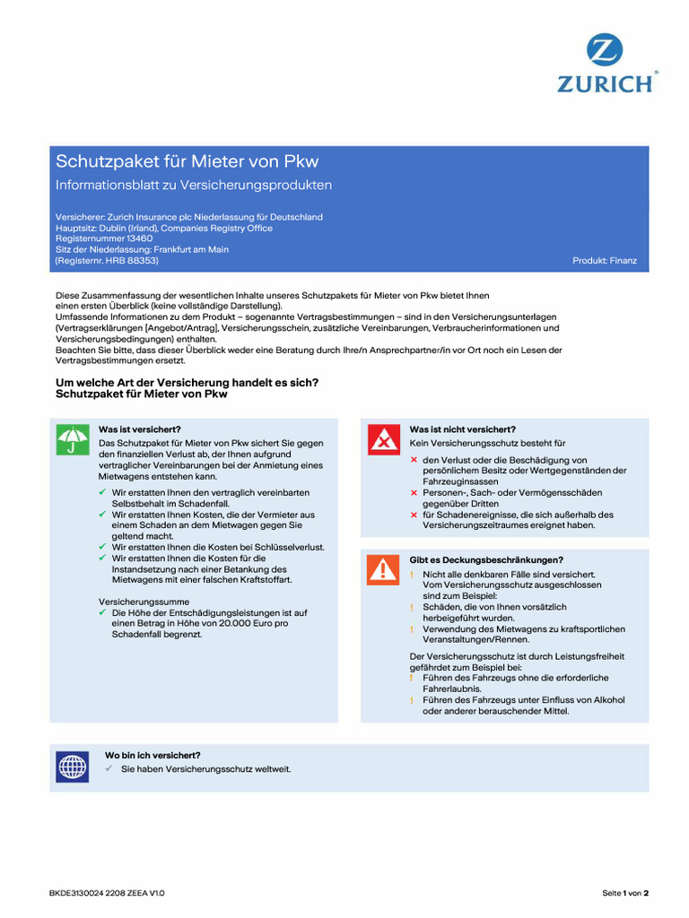 Insurance Document | PDF