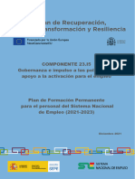 Plan Formación Permanente Sne (2021-2023)