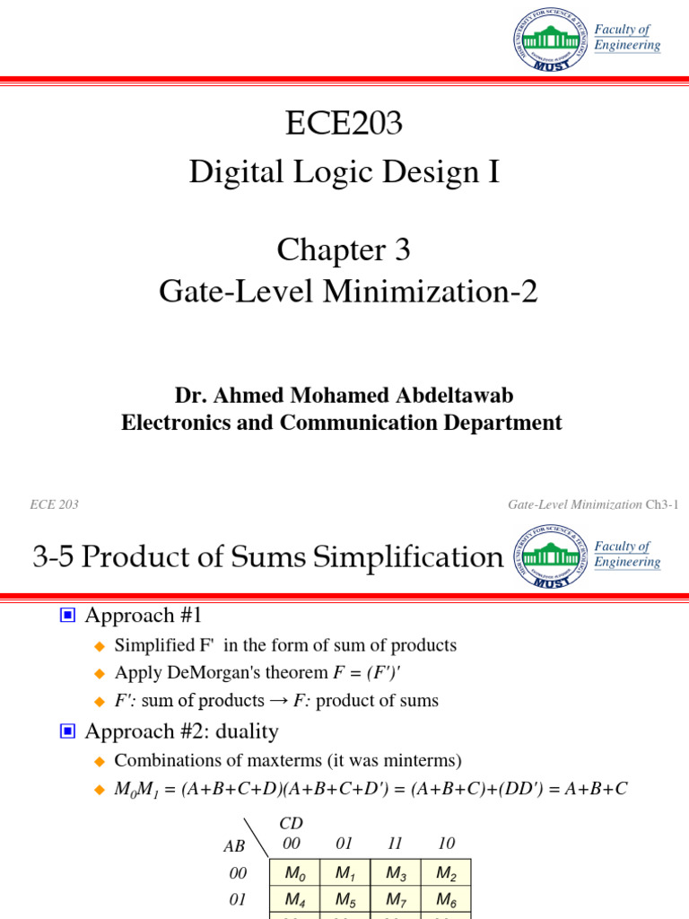 Chapter 3 Gate-Level Minimization Part 2 | Download Free PDF | Logic ...