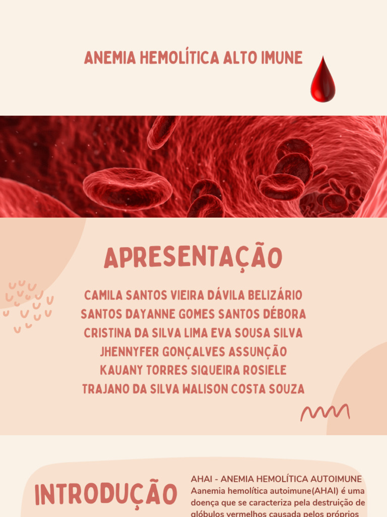 Anemia Hemolítica Autoimune: Sintomas e Tratamento | PDF