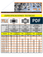 Especificaciones de Cable de Acero