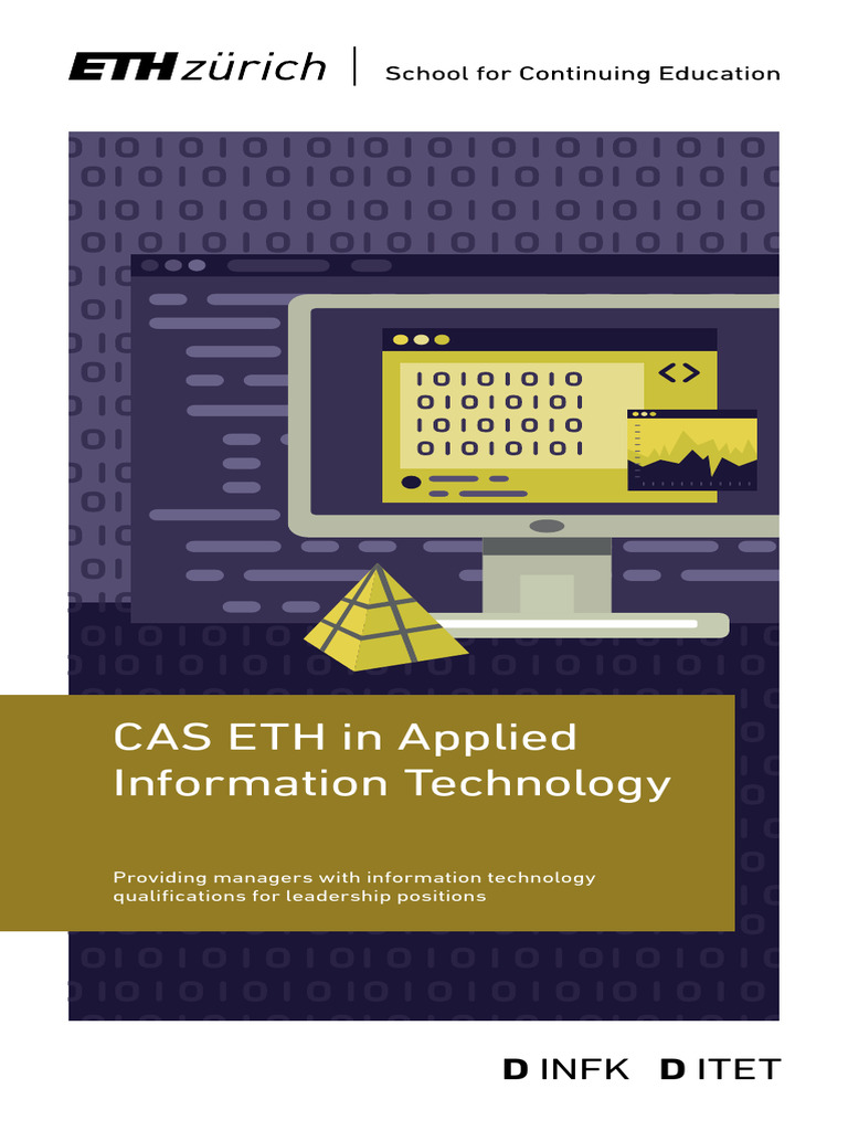 CAS ETH in Applied IT for Managers | PDF | Information | Information ...