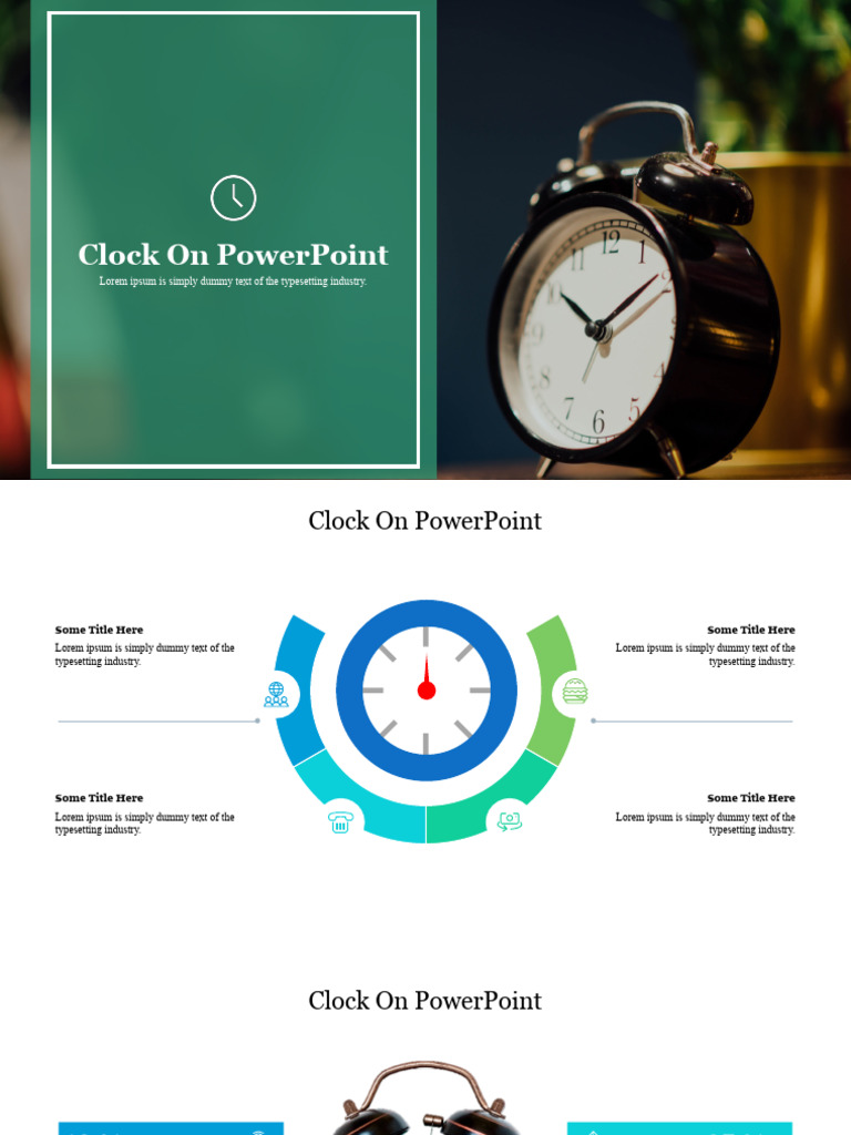 Clock On PowerPoint Presentation Guide | PDF | Naming Conventions | Symbols