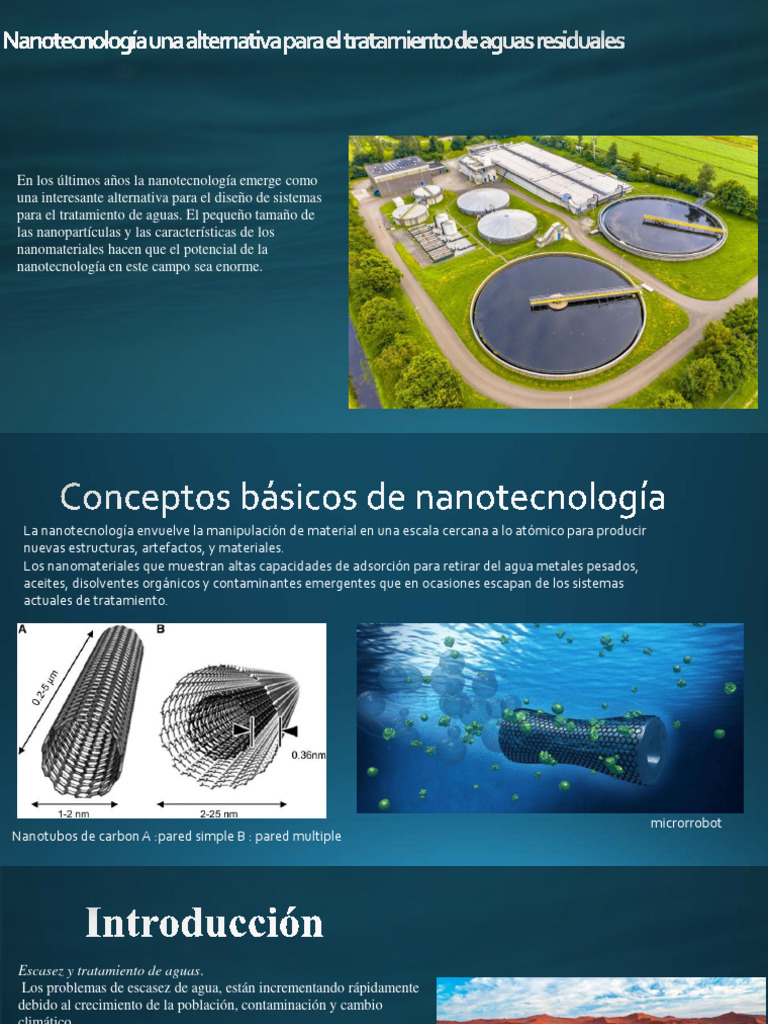 Nanotecnología en tratamiento de aguas | PDF | Nanotecnología ...