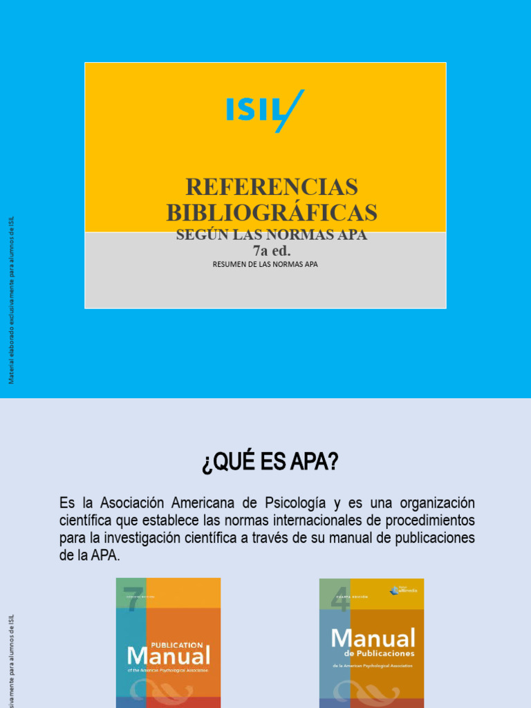 Referencias Según Las Normas Apa | PDF | Estilo apa | Red mundial