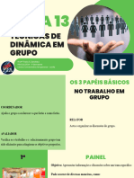 Aula 13 - Técnicas de Dinâmica em Grupo