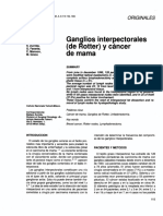 Ganglios Interpectorales (De Rotter) y Cáncer de Mama