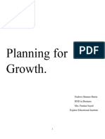 Planning For Growth