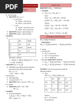 Chemistry Cheat Sheet - Stoichiometry, Equilibrium, and Kinetics | PDF ...