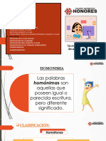 Tema 25 - Homonimia (6° B)