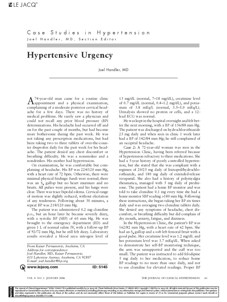 Hypertension case study ppt image