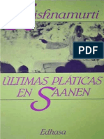 Últimas Pláticas en Saanen