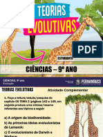 9º Ano - Teorias Evolutivas - 9º Ano 01