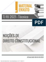 Noções de Direito Constitucional TJ RJ 2021 (Técnico)