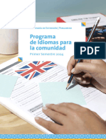 Folleto Idiomas Pergamino