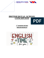 BOOKLET 1st grade-ENGLISH